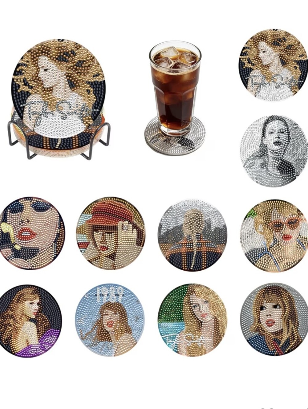 Taylor Diamond Art Coasters Kit